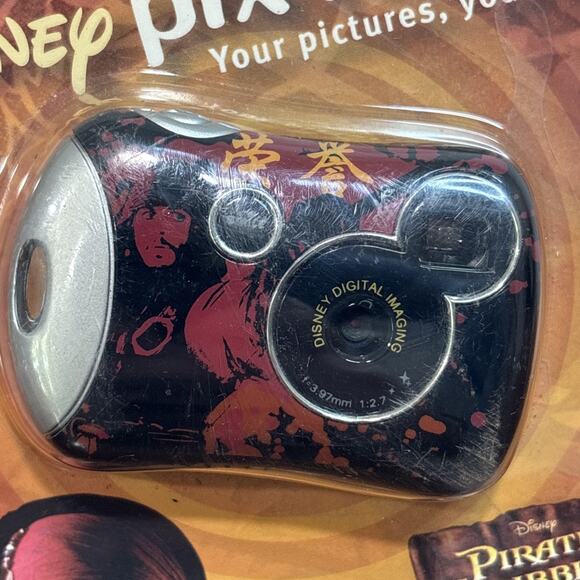 Pirates Of The Caribbean DISNEY PIX Micro Digital Camera Johnny Depp - Picture 2 of 7